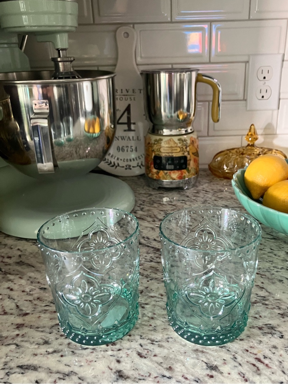 Two Plastic Tumbler Glasses